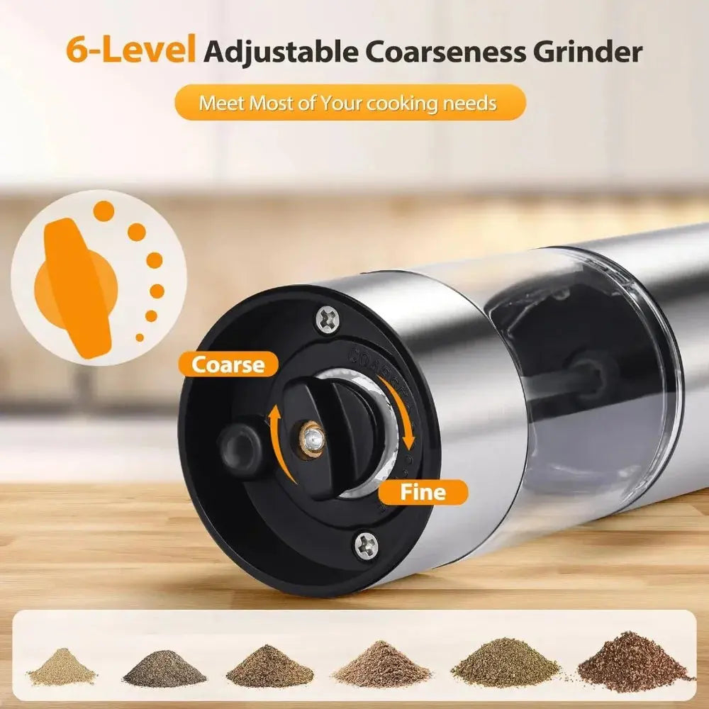 Electric Salt and Pepper Grinder set