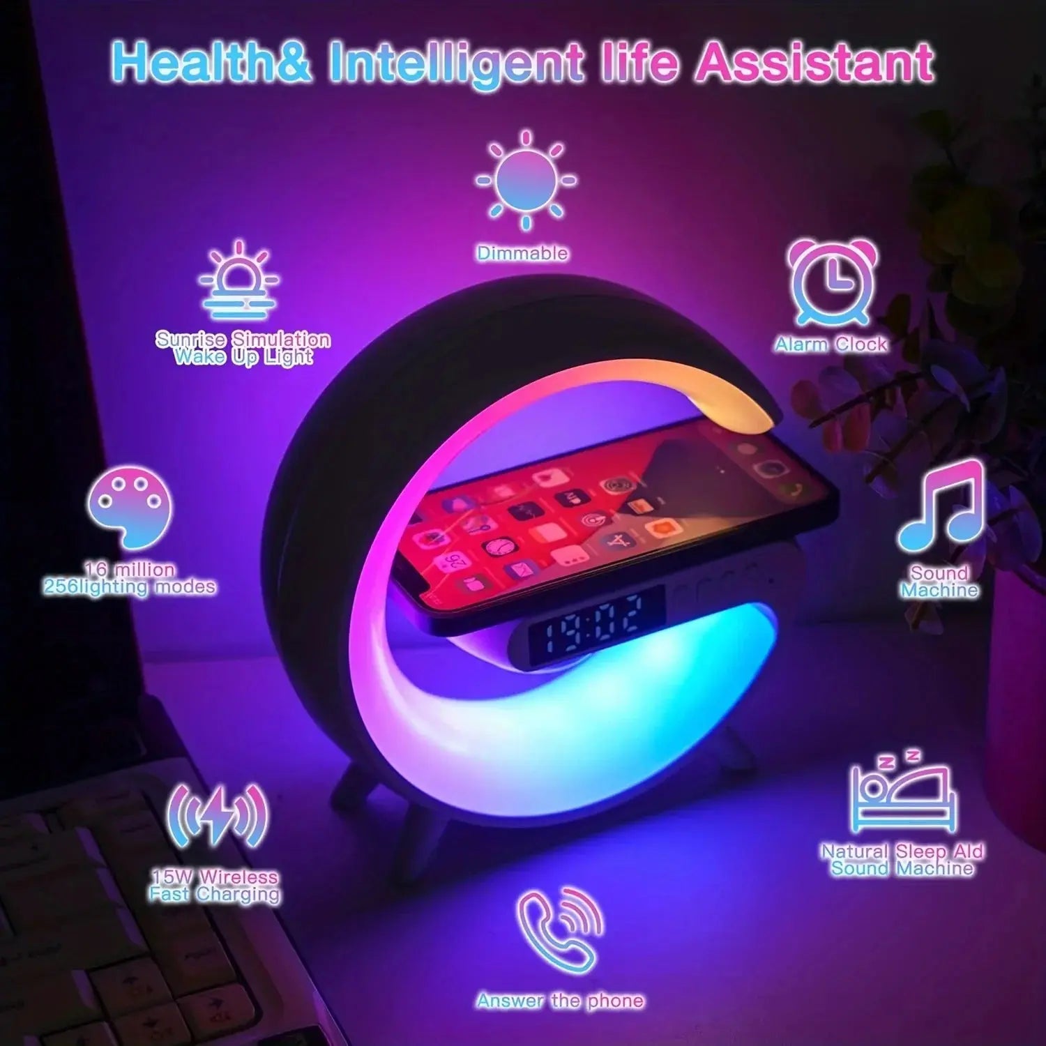 Wireless Charging Lamp