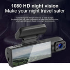 Car dual lens dash cam