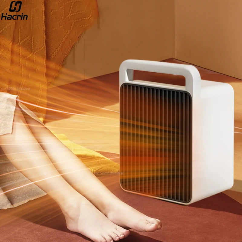 Portable Electric Heater 900W – Mini Desktop Space Warmer