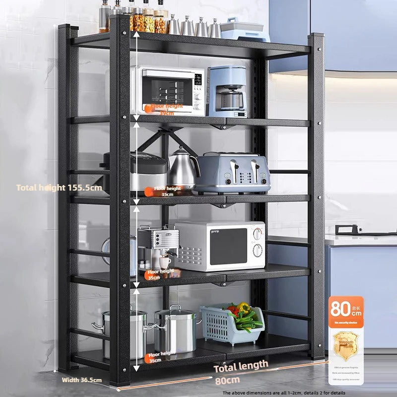 Foldable Mobile Storage Shelf