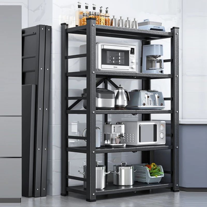 Foldable Mobile Storage Shelf