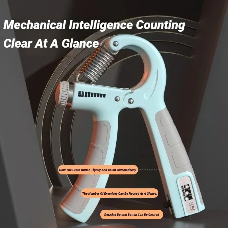 Adjustable Hand Grip Strengthener with Counter (10–100Kg)