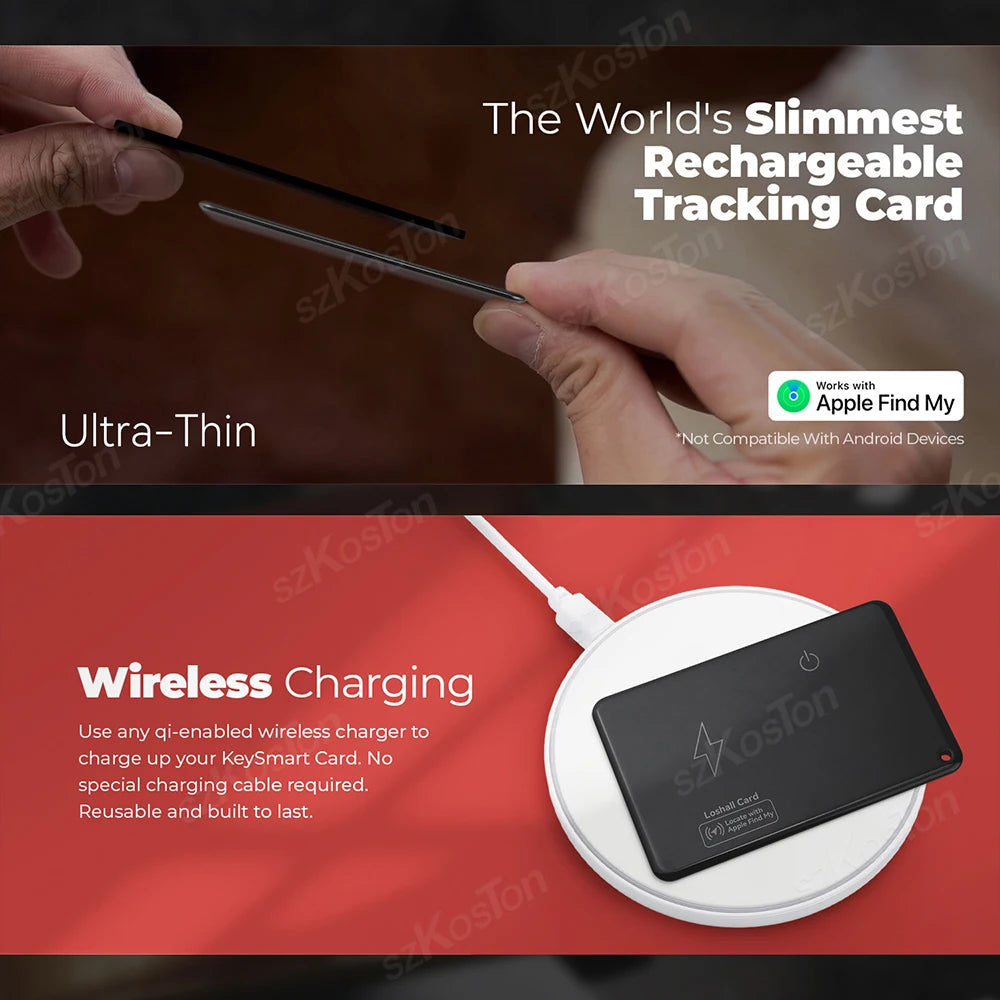 Wallet Track Card for iPhone – GPS Bluetooth Item Finder