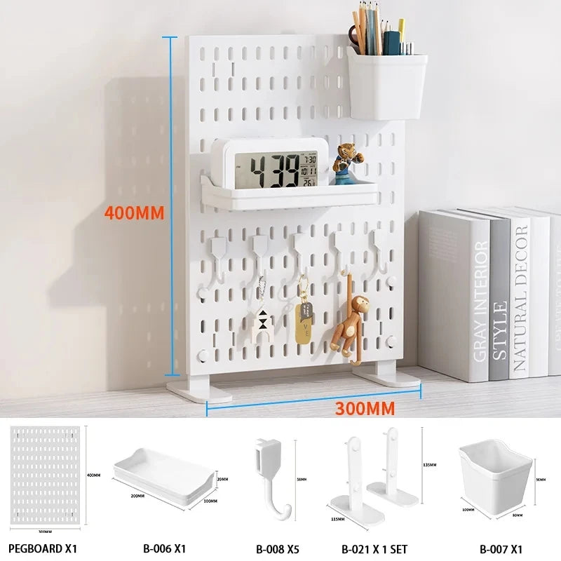 Desktop Pegboard Organizer