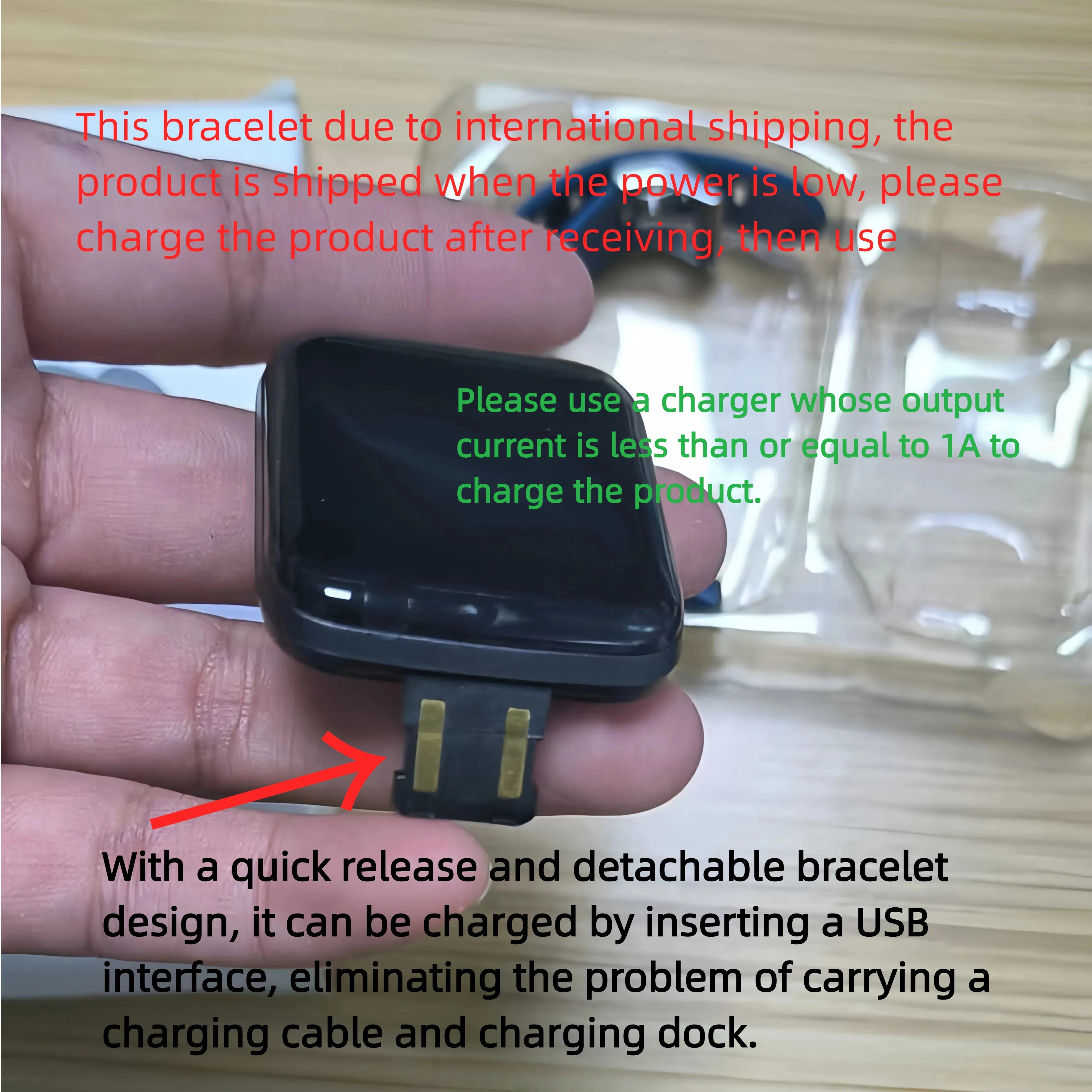 Smart Fitness Tracker Watch with Health & Step Monitor