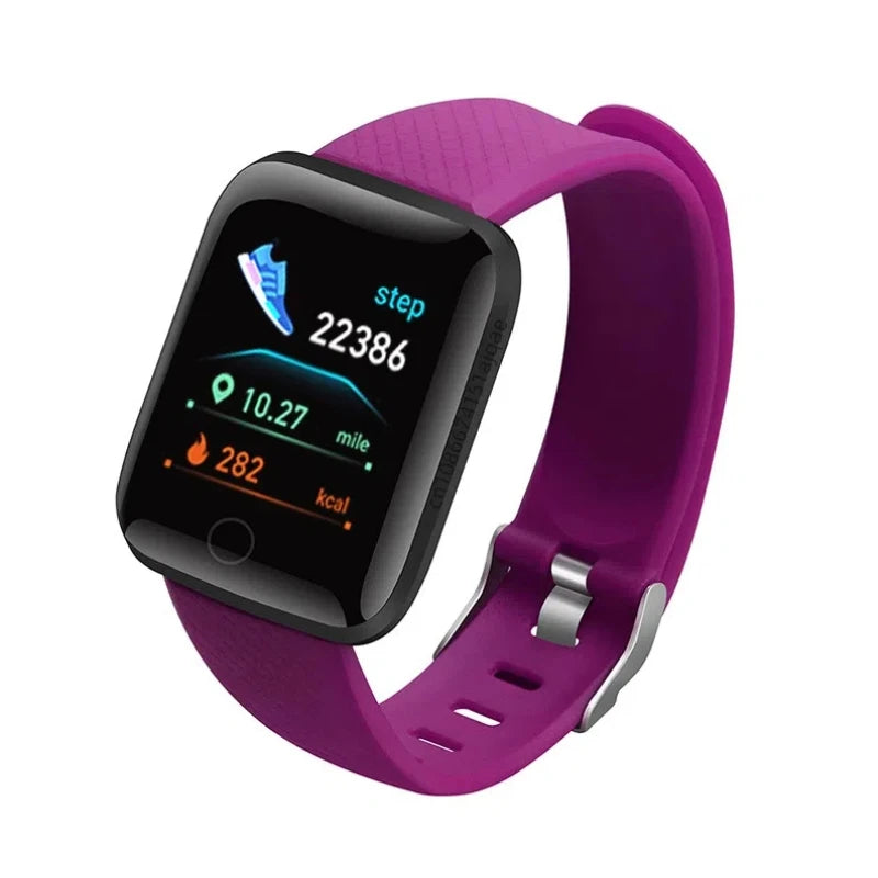 Smart Fitness Tracker Watch with Health & Step Monitor