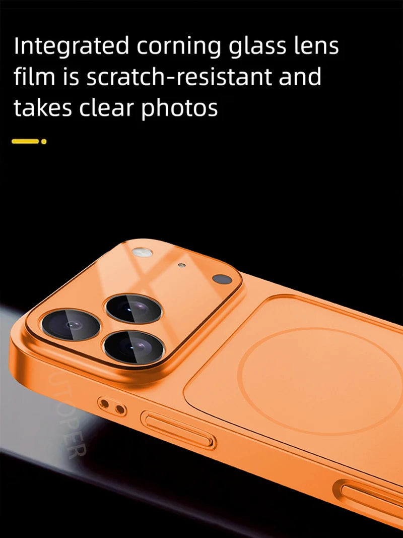 Iphone 17 MagSafe Magnetic Glass Case