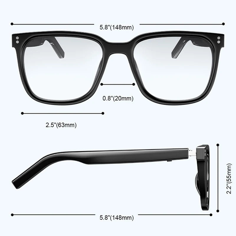 Smart Bluetooth Audio Sunglasses – Color Changing Polarized