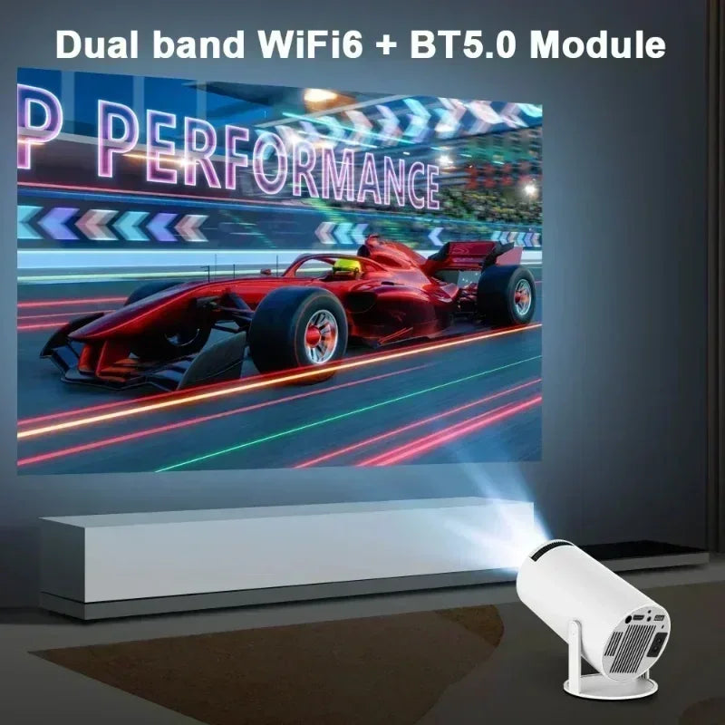 HY300PRO Mini Projector 2025 – 1080P/4K, WiFi & BT