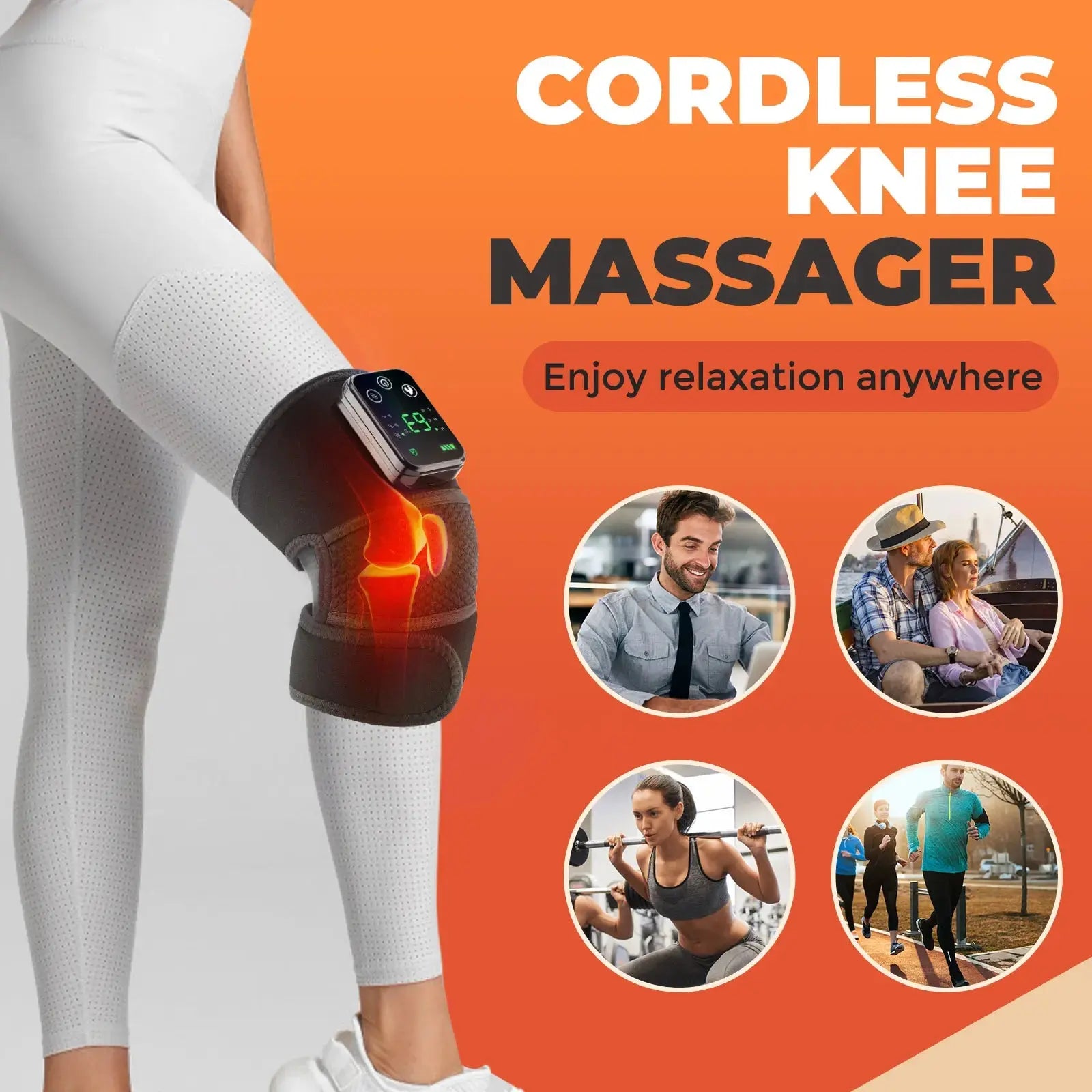 Electric Heated Massage Pad for Joint Relief