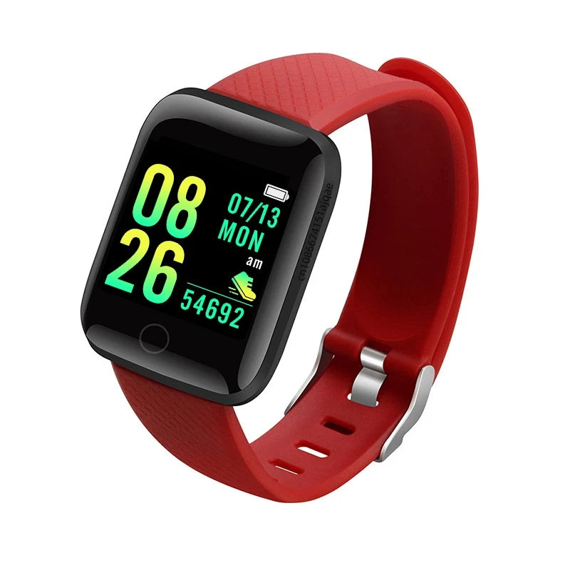 Smart Fitness Tracker Watch with Health & Step Monitor