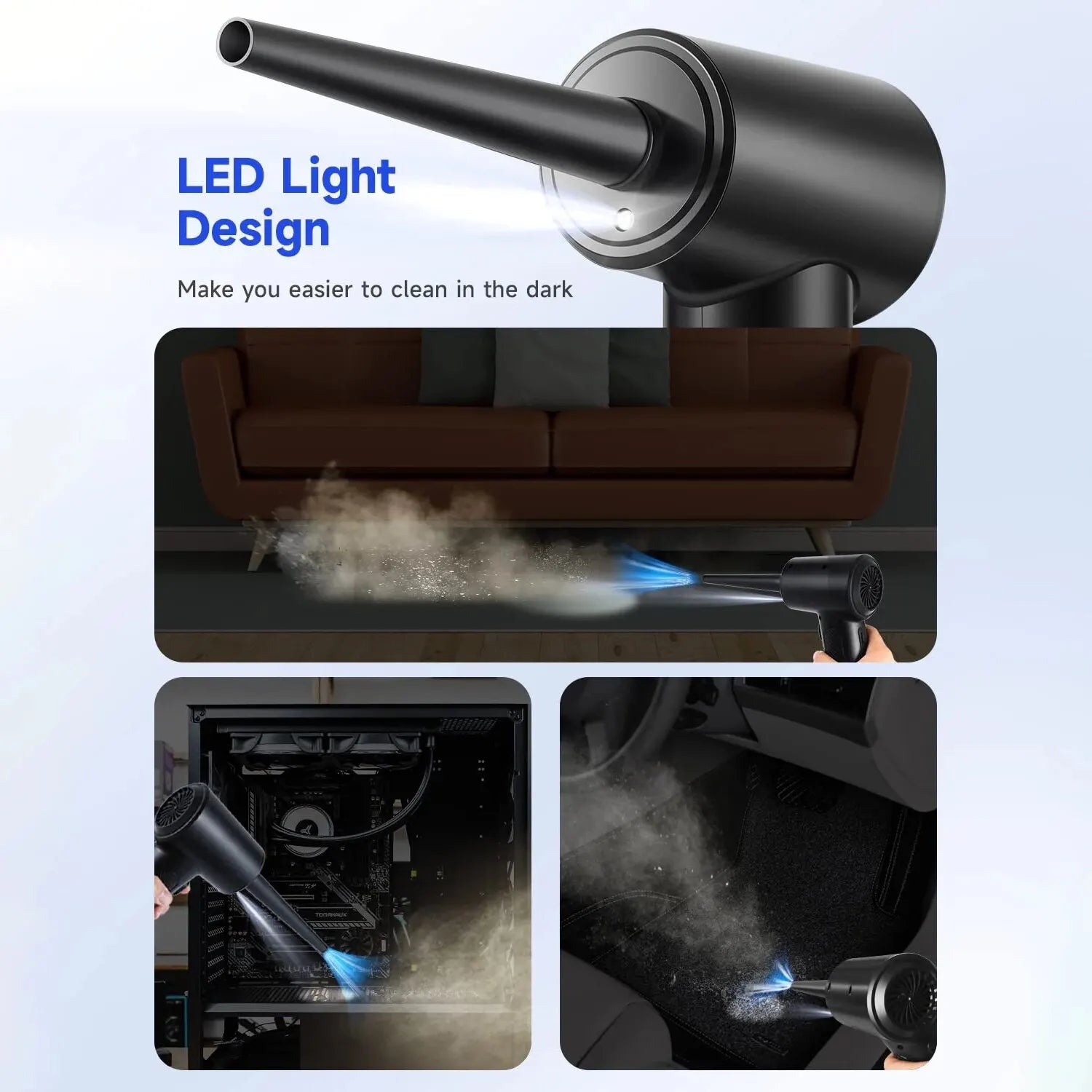 Rechargeable Electric Air Duster – Cordless Cleaning Blower