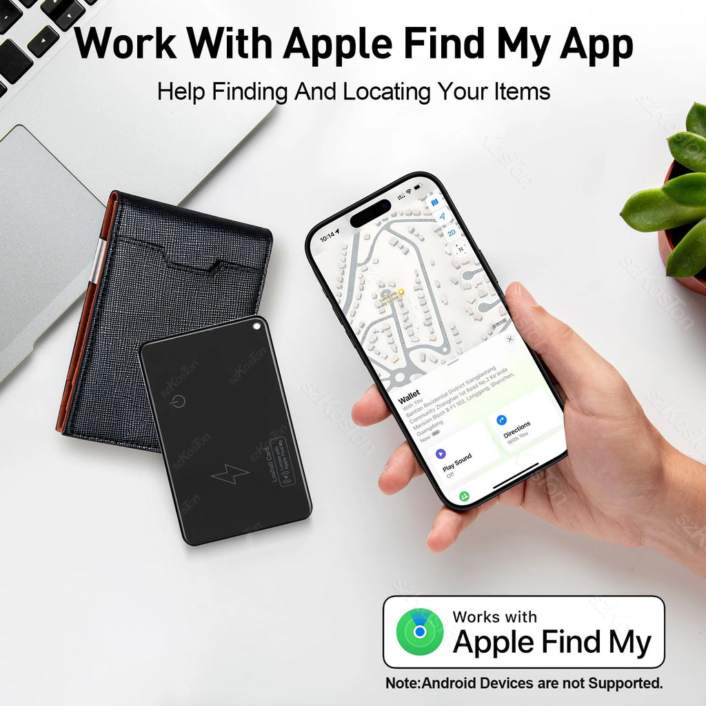 Wallet Track Card for iPhone – GPS Bluetooth Item Finder