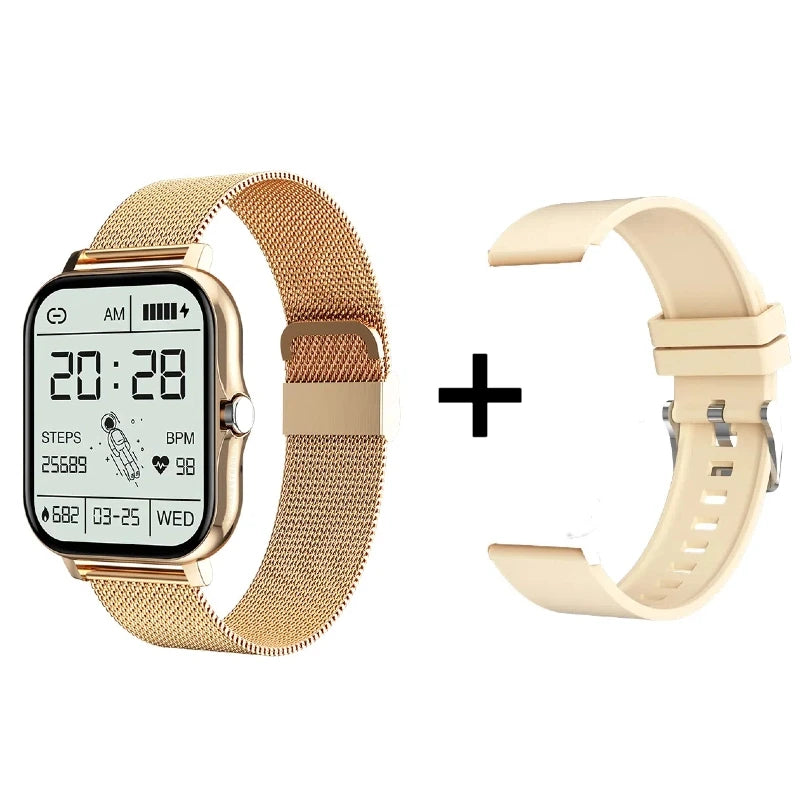 Smart Fitness Tracker Watch with Health & Step Monitor