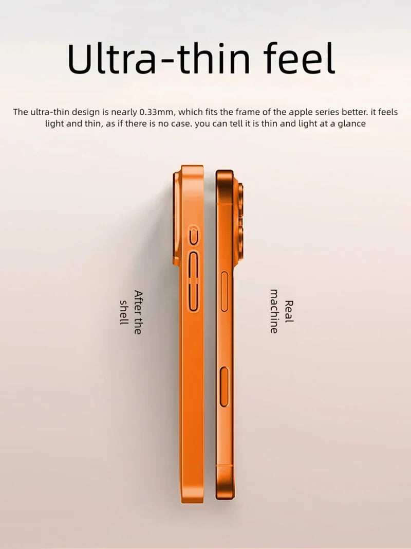 Iphone 17 MagSafe Magnetic Glass Case